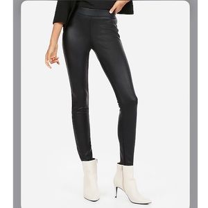 Express Vegan Leather Leggings - size large